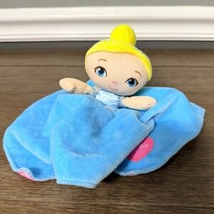 Disney Baby Plush Princess CINDERELLA Security Blanket Blankie Lovey Toy
